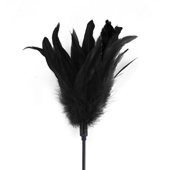 Лоскітка з пером півня Art of Sex – Feather Paddle, чорна | Зображення 1