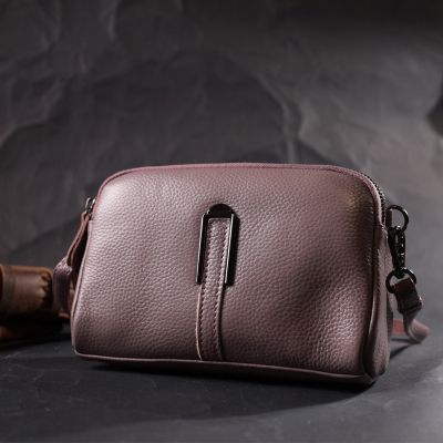 Сумка Vintage З натуральної шкіри Фіолетова (22279) | Зображення 2
