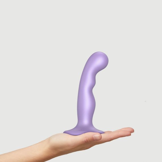 Насадка для страпона Strap-On-Me Dildo Plug P&G Lilas Metallic S | Зображення 1