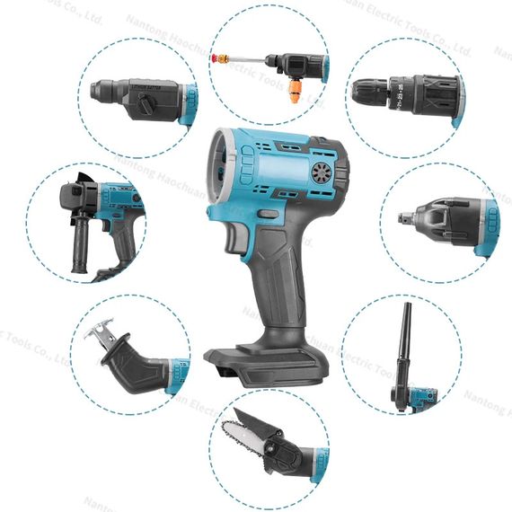 Набір акумуляторного інструменту 5 в 1 + 2 АКБ Makita DLX2220JX2 (234573835_4113)