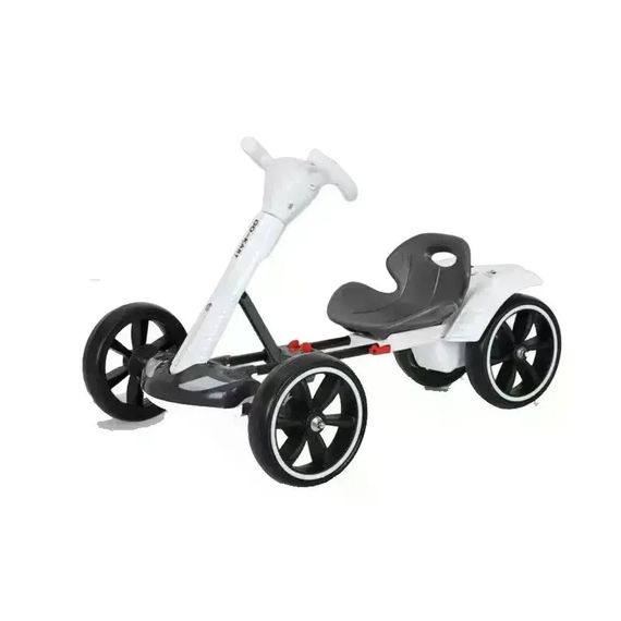 Дитячий електромобіль GO KART F1 з пультом і Bluetooth 390 Вт білий • Дитячий електрокарт GO KART F1 на акумуляторі з пультом керування