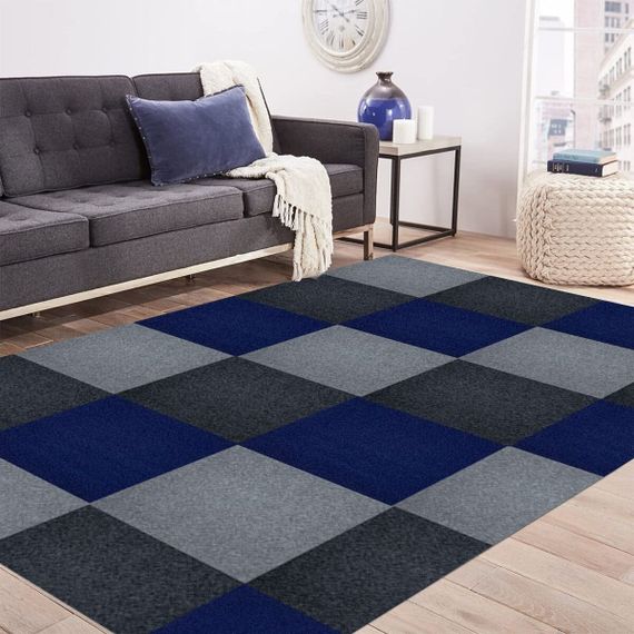 Самоклеюча плитка під ковролін темно-сіра 600х600х4,5мм SW-00001288 | Зображення 5