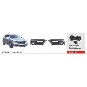 Фари дод. модель Honda Civic/2019-/HD-0962/H8-12V35W/ел.проводка