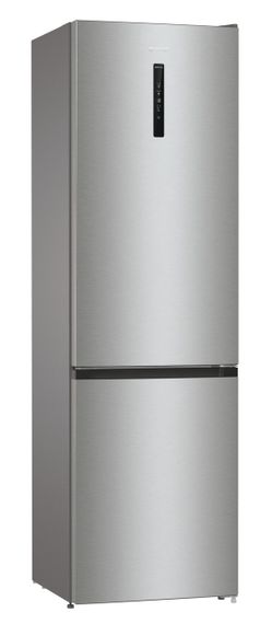 Холодильник з нижньою морозильною камерою Gorenje, 200х60х60см, 2 двері, 235(96)л, А++, Total NF (NRK6202AXL4)