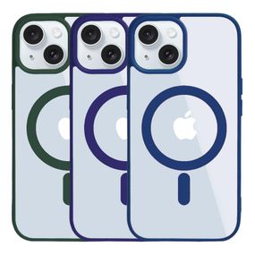 Чохол TPU Color with Magsafe для iPhone 14 Колір 08, Dark Синій