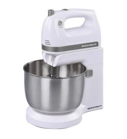 Стационарный электрический ручной миксер Grunhelm GRM662W 500 Вт кухонный с насадками