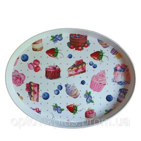 Поднос овальный 33×25×2,8 см