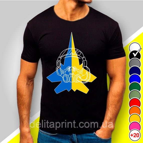 Футболка з принтом "Призрак Киева" патріотичні | Зображення 2