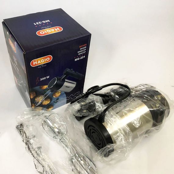 Кухонний міксер MAGIO МG-231 / Потужний міксер / Міксер для збивання / Міксер VI-676 блендер ручний | Зображення 1