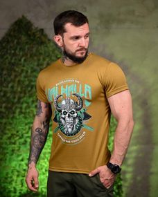 Тактична вологовідвідна футболка Valhalla coyot ПП7705