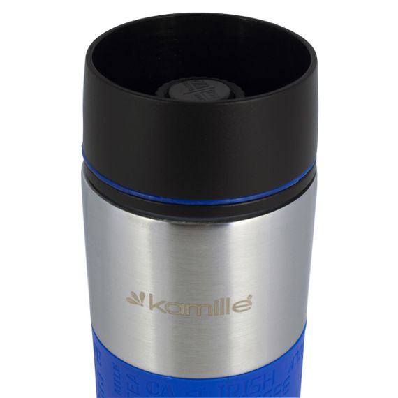 Термокружка Kamille KM-2098-Blue 420 мл синя | Зображення 3