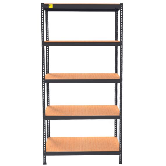 Металевий стелаж MRL-2400 ( 900x300) чорний | Зображення 1