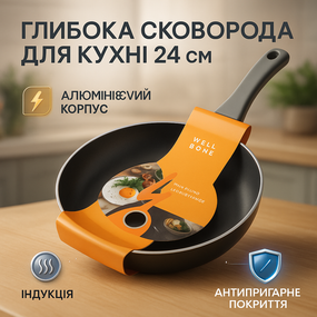 Сковорода для готовки на пару WELL, Сковорода для индукционного приготовления Идеальная JL-38