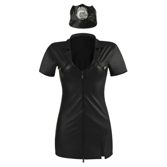 Костюм сексі поліцейської Sunspice L/XL, сукня та кепка Sex Aura | Зображення 2