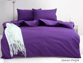 Комплект постільної білизни TAGtekstil ранфорс полуторний Sunset Purple