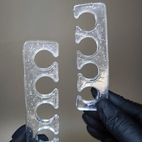 Силіконові роздільники для пальців ніг (прозорі) 1 пара