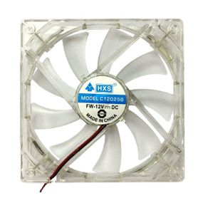 Кулер корпусний 12025 DC sleeve fan 4pin - 120*120*25мм, 12V/0,15A, 1900об/хв, Yellow