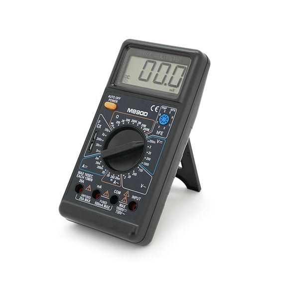 Мультиметр M-890D Вимірювання: V (AC/DC), A (AC/DC), Ω, C | Зображення 1