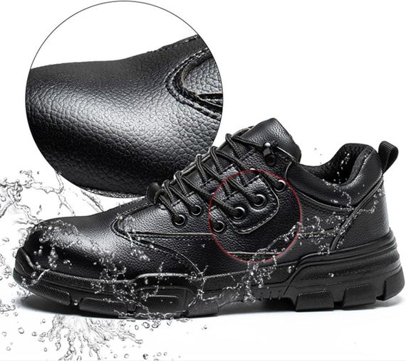 Рабочие защитные кроссовки fayengan размер 38 с металлическим носком, лёгкие, антискользящие, уни 24 см | Зображення 2