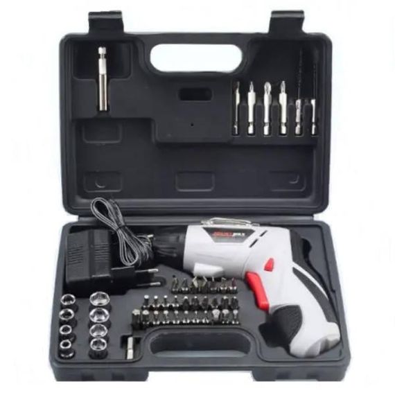 Отвёртка аккумуляторная + насадки в чемодане 4.8v RD00-35