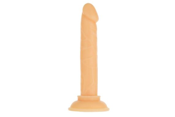 Фалоімітатор ADDICTION Tino 5.25″ Silicone Dildo, присоска, діаметр 1,9 см, віброкуля в подарунок Sex Aura | Зображення 1