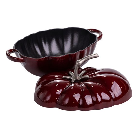 Каструля чавунна емальована Iron Tomato 2,5 л, бургунді Yiwu HP-FLG-20 burgundy | Зображення 5