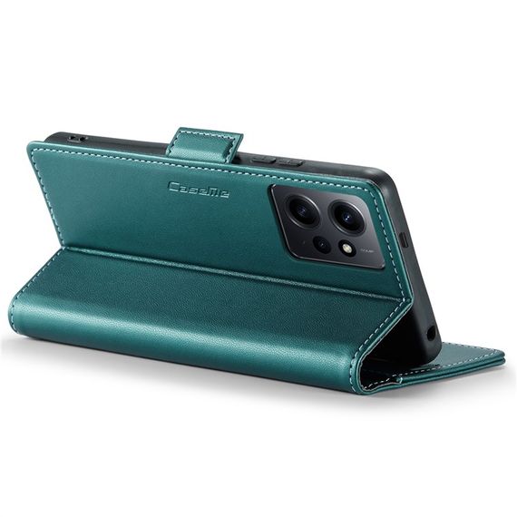 Шкіряний чохол-книжка Retro Case для Xiaomi Redmi 12 колір Зелений | Зображення 3