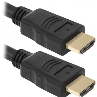 Кабель мультимедійний HDMI to HDMI 5.0m HDMI-17 v1.4 Defender (87353) (87353) | Зображення 1