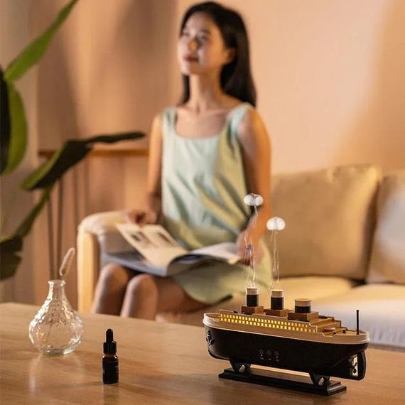 Зволожувач повітря Титанік AND-20-21PCS у вигляді моделі корабля • USB-дифузор ефірної олії humidifier для дому, офісу та декору | Зображення 1