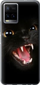 Чехол на Vivo Y33s Чёрная кошка "932u-2643-17620"