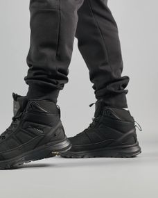 Зимові чоловічі кросівки Firecamp High All Black Fur , В'єтнам 45 28,5