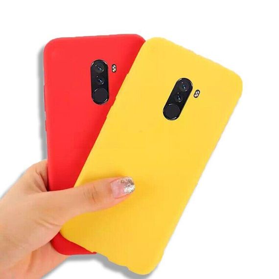 Чохол Candy Silicone для Poco F1 колір Бірюзовий | Зображення 2