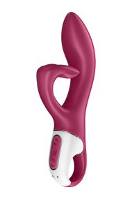 Гнучкий подвійний вібратор SATISFYER EMBRACE ME бордовий Sex Aura