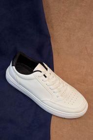 Кеди чоловічі, колір біло-чорний, 248RR198