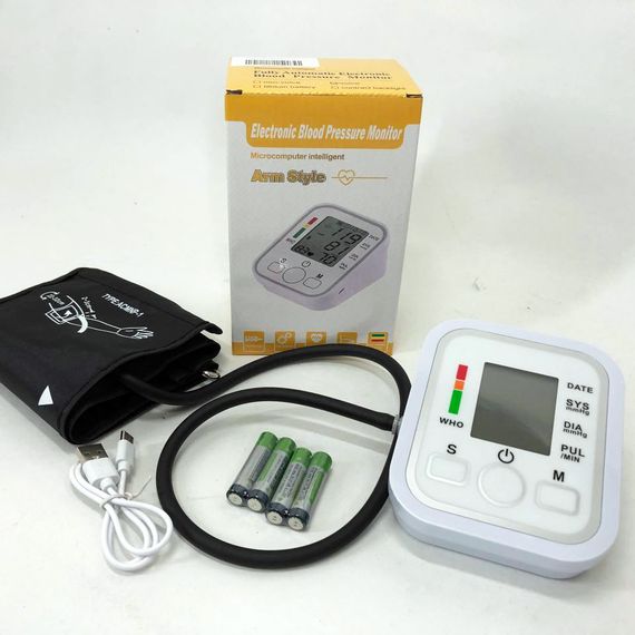 Тонометр с широкой манжетой ARM Style B02R, Качественный плечевой тонометр, Аппарат для MV-680 давления | Зображення 6