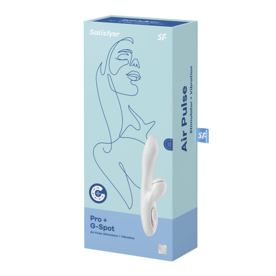 Вакуумный вибромассажер кролик Satisfyer Pro G-Spot, белый sexstyle | Зображення 1