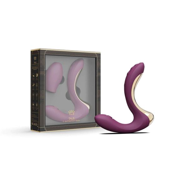 Вібратор-пульсатор з вакуумною насадкою Zalo – Talis G-Spot PulseWave Vibrator Velvet Purple Sex Aura | Зображення 4