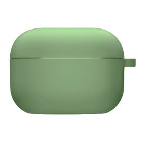 Силіконовий футляр з мікрофіброю для навушників Airpods 4 / 5 М'ятний / Mint