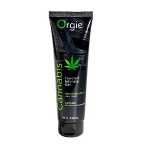 Лубрикант на водній основі Orgie Lube Tube Cannabis, 100 мл, їстівний, з олією насіння конопель Sex Aura