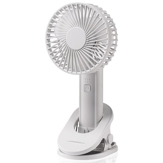 Портативний вентилятор K37 з затискачем 2000mAh White