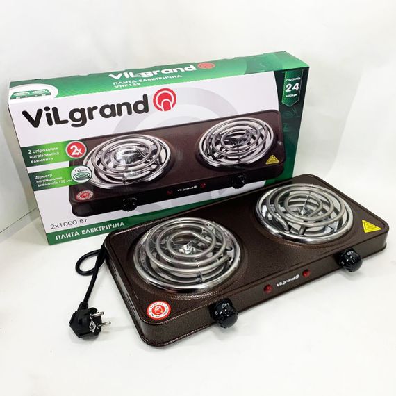 Кухонна електрична плита ViLgrand, Зручна плита для кухні, Настільні плити для кухні KW-67 | Зображення 2