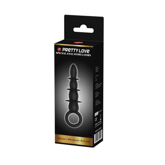 Анальний стимулятор BLACK PRETTY LOVE BI-014539 sexstyle | Зображення 7