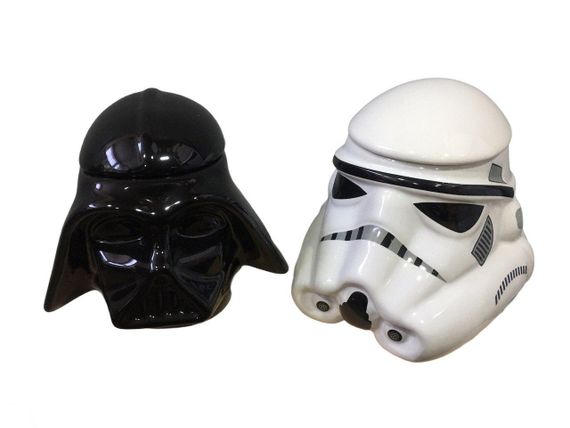 Подарунковий набір Чашка Бокал 3D Кришкою Star Wars Дарт Вейдер і Штурмовик 3D | Зображення 2