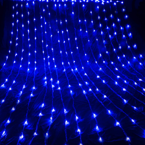 Світлодіодна гірлянда завіса (водоспад) 300 Led 3*3м синя 220V CW-GW-300L33VWFBL ColorWay | Зображення 5