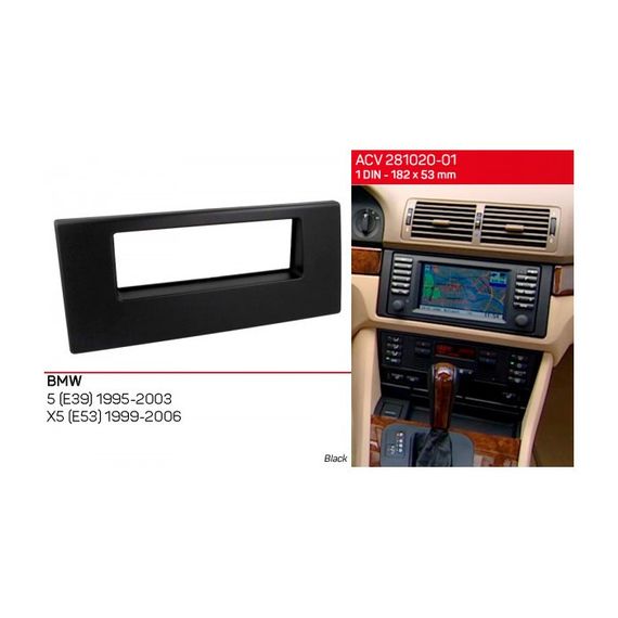 Перехідна рамка BMW 5 Series (E39), X5 (E53) ACV 281020-01 | Зображення 1