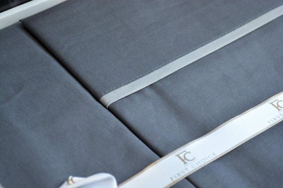 Постільна білизна First Choice Ranforce Deluxe DARK 200 х 220 см Alisa Antrasit | Зображення 3