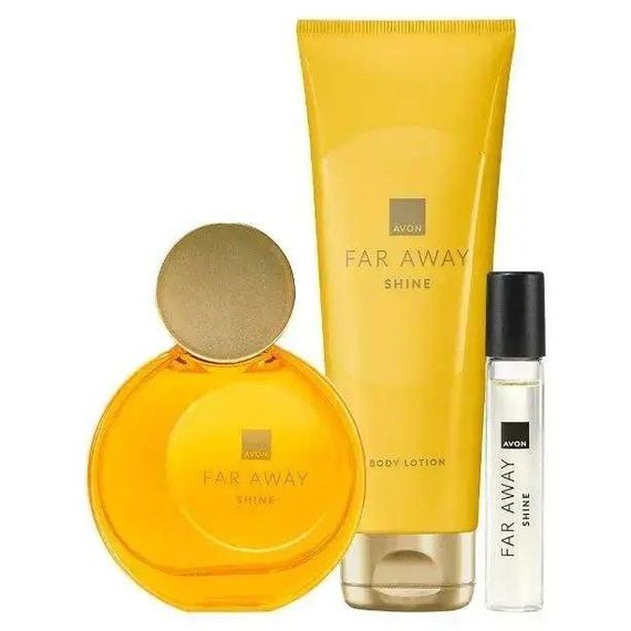 Женский парфюмированный набор 3-в-1 Avon Far Away Shine для Нее