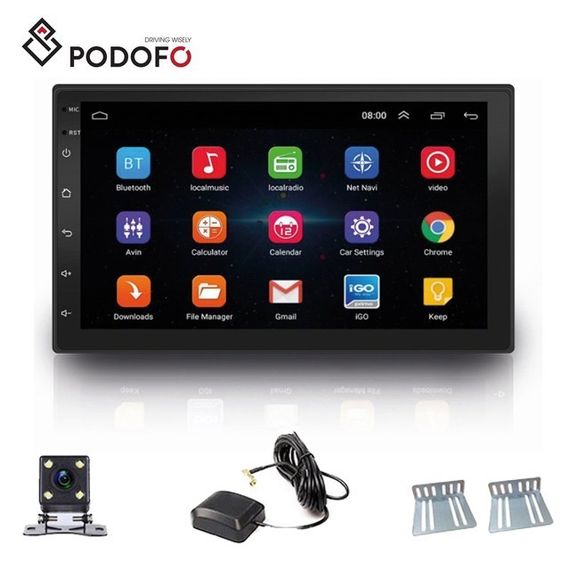 Універсальна магнітола 7 4+32GB Android 12 з підтримкою CarPlay XPRO (42453-7011-A_3234) | Зображення 2