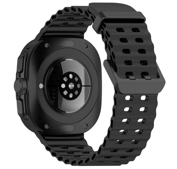 Ремешок силиконовый Primolux Ocean для часов Samsung Galaxy Watch Ultra 47 mm (SM-L705) - Black | Зображення 2