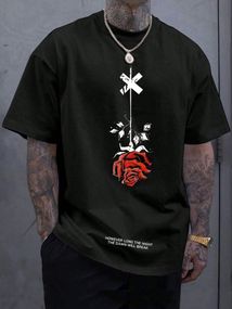 Футболка з ДТФ принтом (оверсайз)